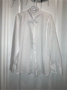 Xirena Classic Women’s White Button-Up Cotton Shirt